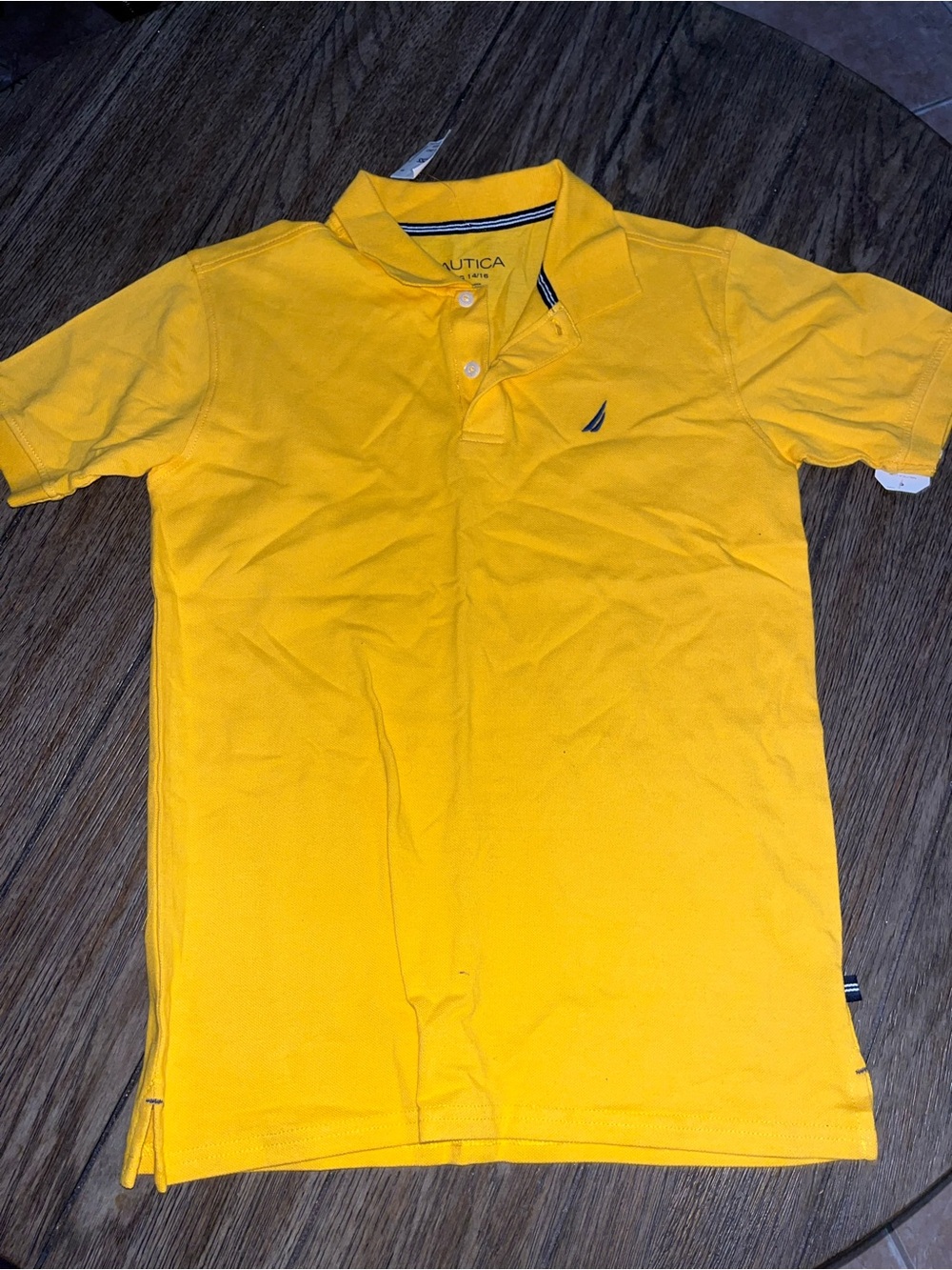 Nautica Men’s Bright Yellow Short-Sleeve Polo